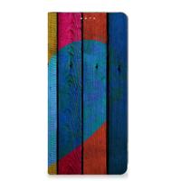 OnePlus Nord 3 Book | Wallet Case | Wood Heart - Cadeau voor je Vriend - thumbnail