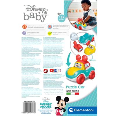 Clementoni Baby Disney Puzzel Auto Clementoni Baby Disney Puzzel Auto