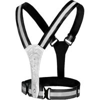 VWP reflecterend sportvest usb oplaadbaar led one size antra. - thumbnail