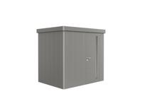 Biohort Neo 1B metalen tuinhuis enkele deur kwartsgrijs 236x180 cm - thumbnail
