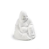 Powertex • gips smiling buddha 5x5x6cm - thumbnail
