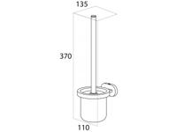 Toiletborstelset Tiger Lucca Chroom - thumbnail