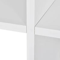 Boekenkast/presentatiemeubel trapvormig 107 cm wit - thumbnail