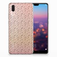 Huawei P20 TPU bumper Stripes Dots - thumbnail