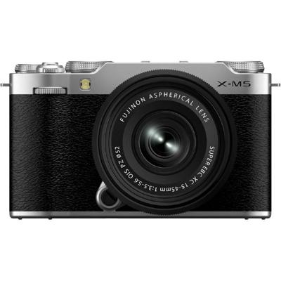 FUJIFILM X-M5 + XC15-45mm Kit Zilver