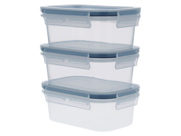 SILVERCREST Vershoudbakjes met klikdeksel (3-delig) - thumbnail