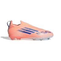 adidas F50 Elite Veterloze Gras Voetbalschoenen (FG) Kids Oranje Blauw Wit - thumbnail