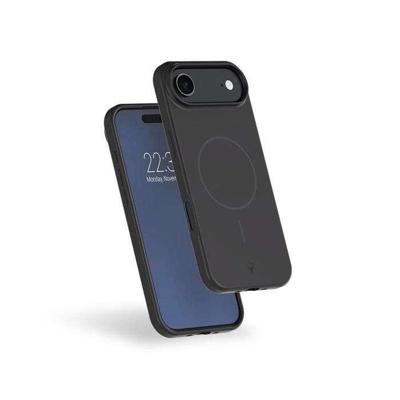 MagSafe-hoesje voor iPhone Air - Verstevigd siliconen - Zwart