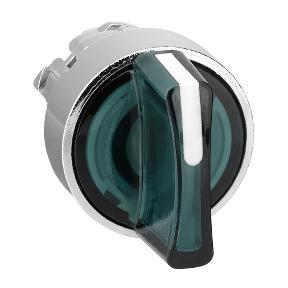 Schneider Electric ZB4BK1333 ZB4BK1333 (Ø) 22 mm Chroom, Groen 1 stuk(s)