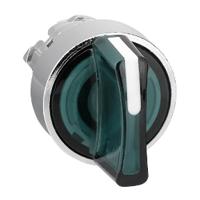 Schneider Electric ZB4BK1333 ZB4BK1333 (Ø) 22 mm Chroom, Groen 1 stuk(s) - thumbnail