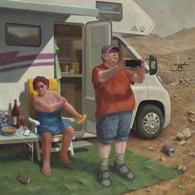 Marius van Dokkum Weekendje Mars Puzzel 1000 Stukjes