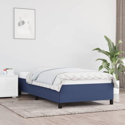 Bedframe stof blauw 80x200 cm Bedframe stof blauw 80x200 cm