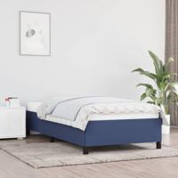 Bedframe stof blauw 80x200 cm - thumbnail