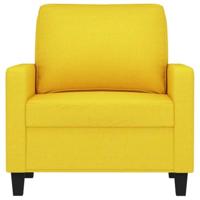 Fauteuil 60 cm stof lichtgeel - thumbnail