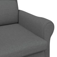 Fauteuil Donkergrijs 76 x 94 x 102 cm Stof - thumbnail