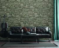 Livingwalls The Wall II - Grijs - Steenlook - 393171 - thumbnail