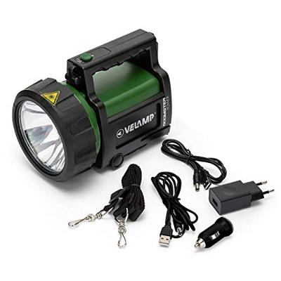 Oplaadbare LED-handspot Velamp DOOMSTER POWER 5 W 350 lm Zwart - thumbnail