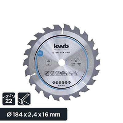 kwb 586157 Hardmetaal-cirkelzaagblad 184 x 16 mm 1 stuk(s) kwb 586157 Hardmetaal-cirkelzaagblad 184 x 16 mm 1 stuk(s)
