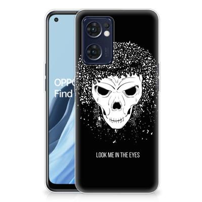 Silicone Back Case OPPO Reno 7 5G | Find X5 Lite Skull Hair Silicone Back Case OPPO Reno 7 5G | Find X5 Lite Skull Hair