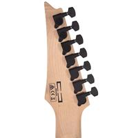 Ibanez GRG7221QA-TKS Gio Transparent Black Sunburst 7-snarig - thumbnail