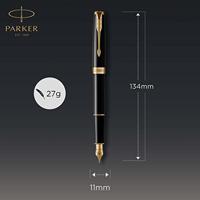 Vulpen Parker Sonnet black lacquer GT medium - thumbnail