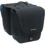 dubbele fietstas Avero afneembaar zwart - thumbnail