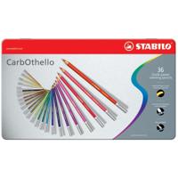Kleurpotloden STABILO CarbOthello kalkpastel assorti blik à 36 stuks - thumbnail