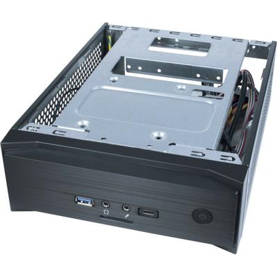 Inter-Tech MW-01 II Mini-tower PC-behuizing Zwart