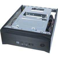 Inter-Tech MW-01 II Mini-tower PC-behuizing Zwart - thumbnail