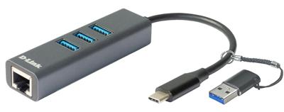 Hub USB D-Link DUB-2332 Grijs