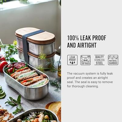 Black+Blum Bento Box - 185x97x120mm - Leisteen