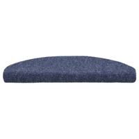 VidaXL Trapmatten zelfklevend 5 st 65x21x4 cm naaldvilt blauw - thumbnail