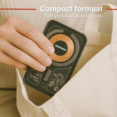 Powerbank Grundig Transparant 5000 mAh