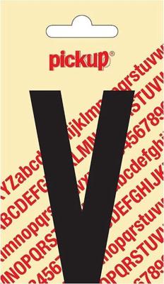 Plakletter Nobel Sticker zwarte letter v Pickup - Pickup Plakletter Nobel Sticker zwarte letter v Pickup - Pickup