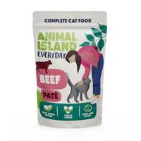 ANIMAL ISLAND Pate Beef - nat kattenvoer - 12x100g - thumbnail
