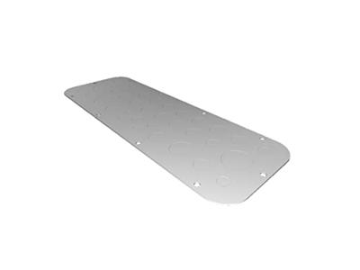 Rittal AX 2573.100 2573100 Flensplaat (l x b) 149 mm x 447 mm Plaatstaal Grijs 1 stuk(s)