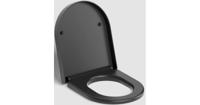 Clou Hammock toiletzitting met deksel 36.8x43.3x5cm softclose Zwart mat CL/04.06040.21 - thumbnail
