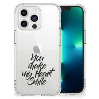Apple iPhone 13 Pro Telefoonhoesje met tekst Heart Smile - thumbnail