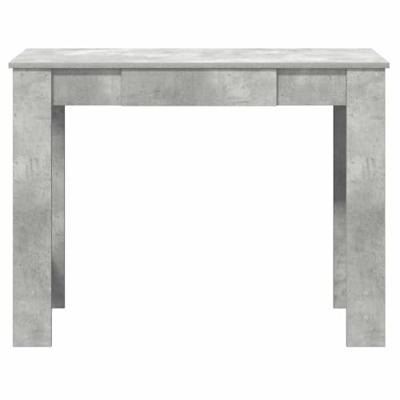 Bureau 100x45x75 cm bewerkt hout betongrijs