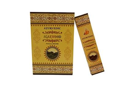 Ayurvedische Masala Wierook Agarwood Premium (12 doosjes)