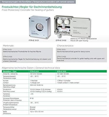 Eberle 191 5701 59 900 FTR-E 3121 Kamerthermostaat Montagewijze: Opbouw (op muur) Verwarmen/koelen 1 stuk(s)