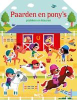 Standaard Uitgeverij Plakken- en kleuren paarden en pony's - thumbnail