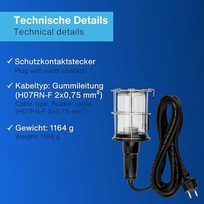 REV 0090820511 REV handlamp rubberen behuizing Energielabel 2021 n.v.t.