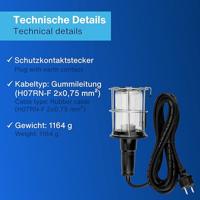 REV 0090820511 REV handlamp rubberen behuizing Energielabel 2021 n.v.t. - thumbnail