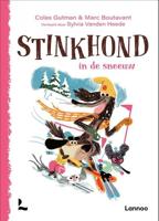 Stinkhond in de sneeuw - thumbnail