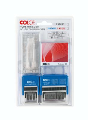 Stempelset colop thuiskantoor 3delig Stempelset colop thuiskantoor 3delig