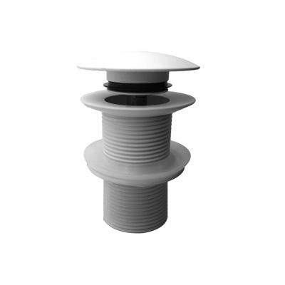 Clickwaste Afvoerplug Wiesbaden Caral Verlengd 5/4" Mat Wit Clickwaste Afvoerplug Wiesbaden Caral Verlengd 5/4" Mat Wit