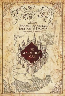 Poster Harry Potter - Maurauders Map 61x91,5cm Poster Harry Potter - Maurauders Map 61x91,5cm
