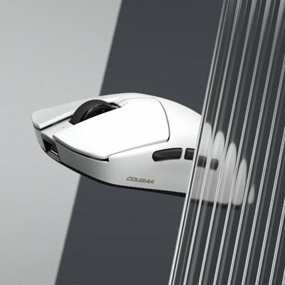 Cougar 3MRP4NLW.0001 Gaming-muis Kabelgebonden, Draadloos Optisch Wit 26000 dpi Geïntegreerd scrollwiel