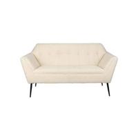 Dutchbone 2-zits Bank 'Kate' Bouclé, kleur Beige - thumbnail
